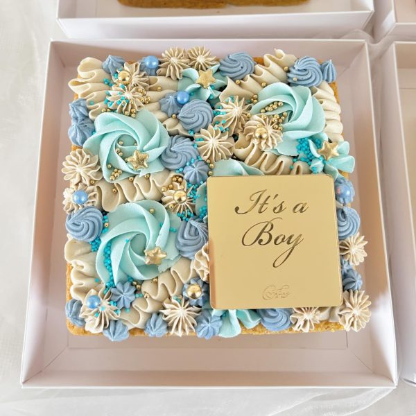 440102618_802738397921945_1077774765597632720_n 6" Square Celebration Slab Cake